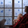 thumbnail image 2 of Christmas Theme Window Sticker Elk Snowflake Santa Claus Window Decorations Clings Decal Stickers Portable No Adhesive Stickers (B5), 2 of 5