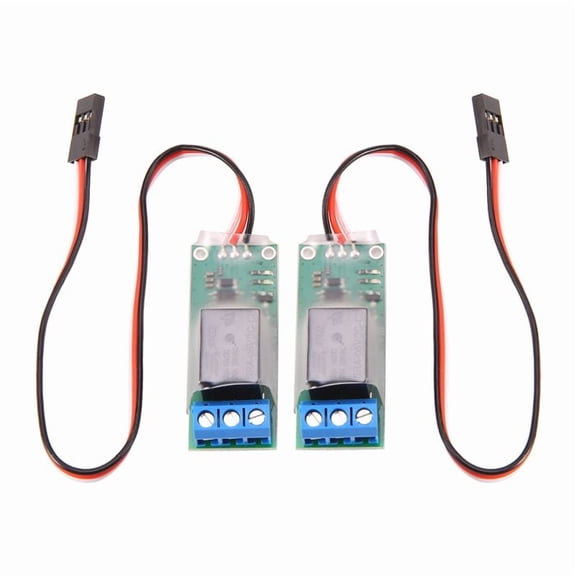2PCS RC PWM Electronic Relay Switch for Airplane DIY Model Navigation Lights Controller Universal K1
