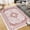 Rusty Red, variant on Senfot Non-Slip Washable 8x10 Vintage Area Rug for Living Room Bedroom, Low-Pile Stain-Resistant Distressed Indoor Carpet - Rusty Red