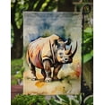 thumbnail image 3 of Rhinoceros Garden Flag 11.25 in x 15.5 in, 3 of 5