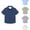 Navy, variant on Boys Solid Dress Shirt Classic Plain Tone Turn Down Collar Button Up Short Sleeve School Uniform Blouse