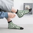 thumbnail image 2 of Pofeuu Flowers With Leaves Print 30cm Socks, Adult Running Hiking Socks for Youth and Adult, 2 of 7