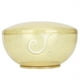 thumbnail image 1 of Cuenco de hilo dorado transparente, almacenamiento de lana para el hogar, herramientas de tejer ABS con cubierta, 1 of 5