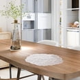 thumbnail image 4 of Nilvkv Hollowed Out Insulation Mat Solid Polyvinyl Chloride Leather Placemats Coffee Mats Valentine's Day Kitchen Table Mats Easy to Clean Kitchen Table Mats, 4 of 6