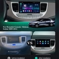 thumbnail image 6 of Guwzn Car Stereo Radio for Hyundai Rohens 2009-2014 9" Touchscreen 4+64G Vehicle GPS Navigation Wireless CarPlay Android Auto, 6 of 12