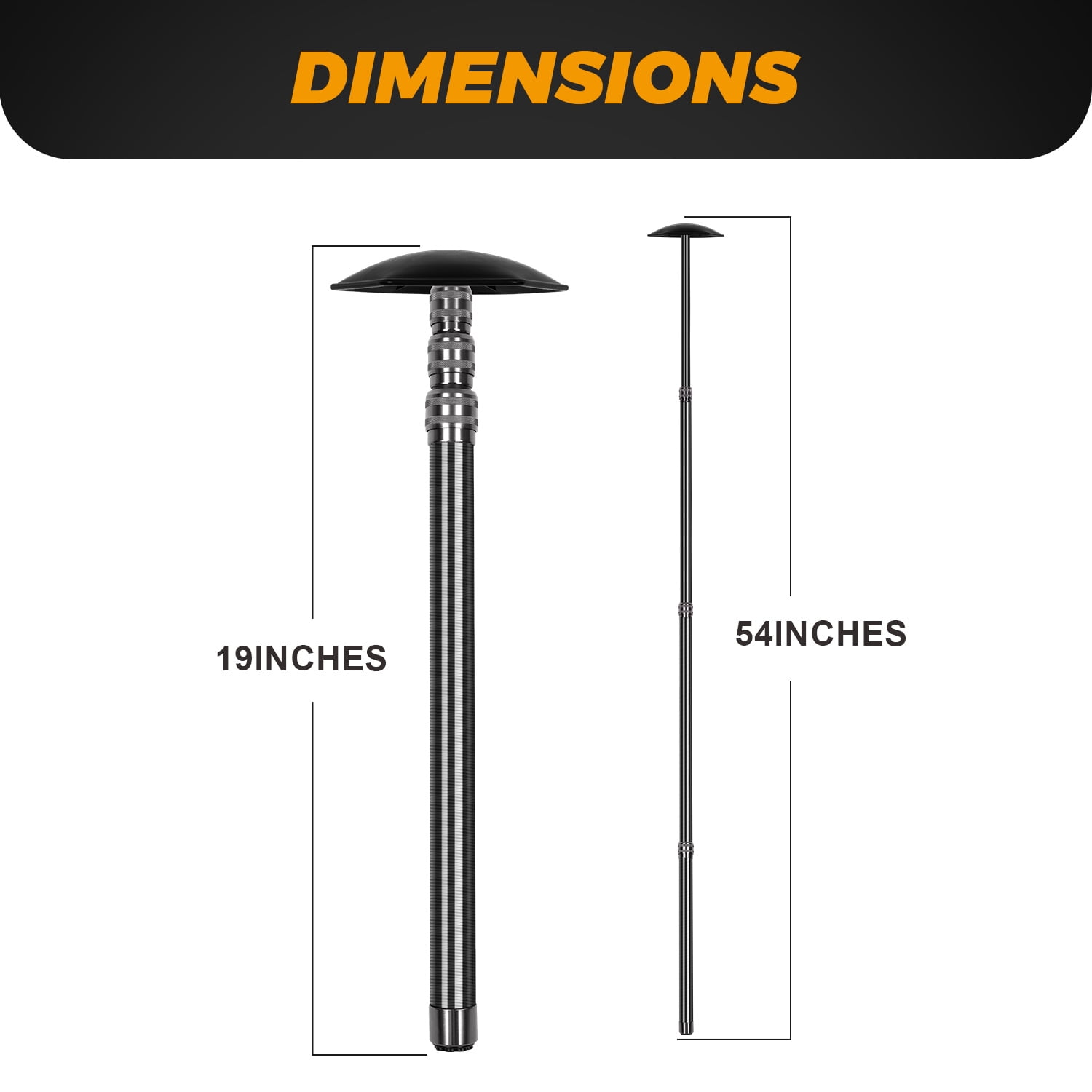 Golf Travel Bag Support Pole - Anti-Extrusion Cover and Lightweight Carbon Fiber Travel Golf Bag Support Rod, Stiff Arm for Golf Travel Bag