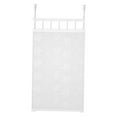 thumbnail image 5 of HEMOTON Bathroom Storage Shelves Nail Free Rack Retractable Wall Bracket 90X42CM White, 5 of 8