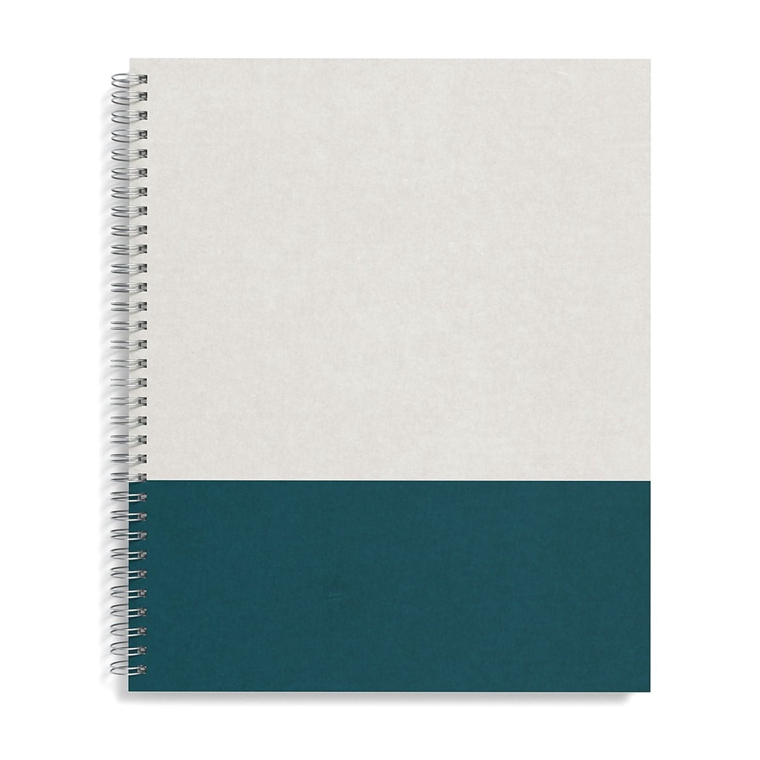 Staples TRU RED Large Hard Cover Ruled Notebook Gray/Teal  3/Pack TR55738VS