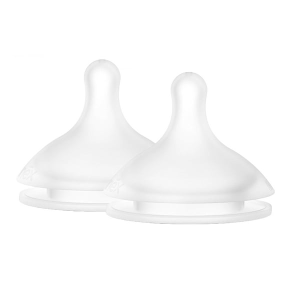 Tetinas fisiológicas de silicona de flujo medio para biberón Suavinex 3 meses