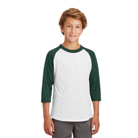 Sport-Tek Yt200 Youth Colorblock Raglan Jersey