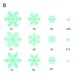 thumbnail image 2 of Gwong Decoración hogareña Etiqueta engomada adorable de la ventana de la forma del copo de nieve Pegatina de PVC impermeable luminosa Decoración de la etiqueta engomada para el hogar Gwong 21079679, 2 of 6