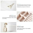 thumbnail image 3 of AMERTEER PU Leather Rings Earrings Jewelry Storage Display Box Holder (White), 3 of 3