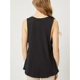 thumbnail image 3 of FashionMille Women Crew Neck Sleeveless Activewear Super Soft Jersey Tank Top, 3 of 5