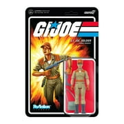 Super7 G.I. Joe Female Combat Engineer Short Hair Tan ReAction Figure 3.75"