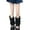 Black 2, variant on Opvise 1 Pair Winter Calf Covers Faux Fur Fuzzy Anti-slip Solid Color Elastic Thickened Daily Wear Sports Outing Leg Warmers Brown