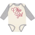 thumbnail image 3 of Inktastic Ohio Girl Boys or Girls Long Sleeve Baby Bodysuit, 3 of 5