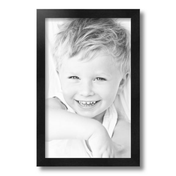 ArtToFrames 10x16" Black Picture Frame, Black Wood Poster Frame, with Regular Glass and 2 (FBPL-5141)