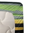thumbnail image 6 of Ambesonne Zebra Print Fitted & Top Sheet Set with Shams, Savannah Animal Stripes, Green Yellow Black, 6 of 7