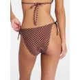 thumbnail image 3 of No Boundaries Polka Dot Low Rise String Swim Bottoms, Women's XXS-XXL, 3 of 5
