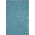 thumbnail image 3 of Arizona Shag Dark Grey Large Rectangle Rug-Color:Aqua,Shape:Medium Rectangle,Size:5'-1" X 7'-6", 3 of 11