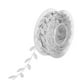 thumbnail image 3 of Cinta de satén de 16 yardas con hojas para manualidades, coronas, accesorios y regalos. Plata, 3 of 7