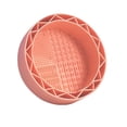 thumbnail image 2 of Brush Holder & Bowl Cleaning Tool, Orange, 1 Piece - Makeup Brush Cleaner Mat with Drying Rack Silicone Makeup Brush Cleaning Mat Scrubber Bowl Make up Brush Cleaner Pad for Cosmet Makeup Organizers, 2 of 6