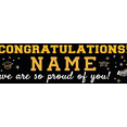 thumbnail image 4 of Gold Theme Congratulations Banner Graduation Cap Decorations Stars for Graduation Party Ceremony Event Indoor Celebration, 4 of 4