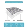 thumbnail image 5 of Navy Blue Baroque Twin Size Down Alternative Comforter, Lightweight Comforter Quilt Bedding Set with Pillow Shams Vintage Abstract Art Pattern All Seasons Bed Comforter Duvet Insert 68"x86", 5 of 7