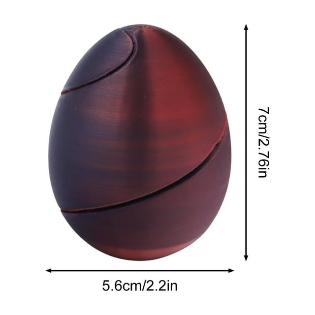 Easter Egg Toys Printed Rotatable Disassemblable Plastic Eggs for Easter Decor and Interactive Play