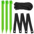 thumbnail image 1 of 3Pcs Tree Stake Kit Support for Leaning Young Tree Staking Anchor Kits with Straps Rope Sapling Tree Stake Support, 1 of 7