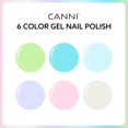 thumbnail image 2 of Set de esmaltes de uñas en gel CANNI, 6 unidades, 9 ml, sin hemas, LED, 2 of 9