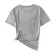 thumbnail image 2 of pstuiky camisetas de hombre, Camisa informal lisa de moda para hombre, cuello redondo, manga corta camisas casuales para hombre xl, 2 of 5