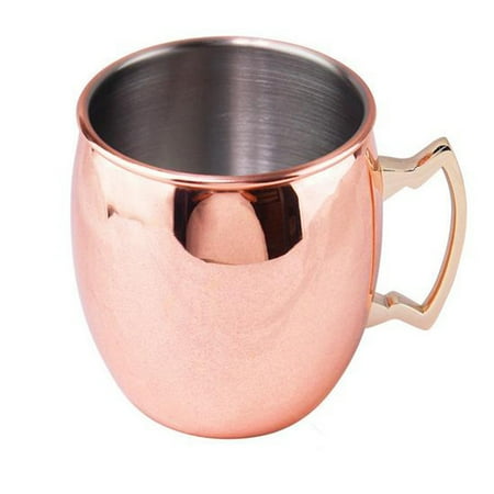 Moscow Mule Mugs For Sale Solid Copper Moscow Mule Mugs, 18 Ounce Unlined Mug, Drinking Cup Perfect for Cocktails Iced tea and Beer ()