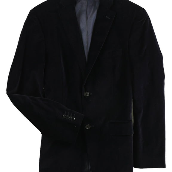 Alfani Mens Slim-fit Two Button Blazer Jacket, Blue, 36 Regular