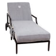 thumbnail image 1 of Linum Home Textiles Monogrammed Chaise Lounge Cover with Side Pockets, 1 of 11