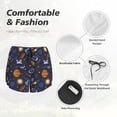 thumbnail image 4 of Daiia Galaxy Pattern Women's 2 in 1 Running Shorts - Lightweight Athletic Workout Gym Yoga Shorts Liner with Phone Pockets-XX-Large, 4 of 7