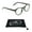 Black, variant on proSPORT Multifocal Progressive Computer Reader Glasses Men Women Black & Tortoise