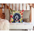 thumbnail image 3 of Portuguese Water Dog Luau Throw Pillow, 3 of 6