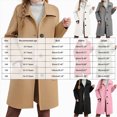 thumbnail image 3 of WXFAZCVU Girls' Winter Jackets with Button Trench Coat Kids Fall Fashion Clothing Going Out Size 4-5 Years, 3 of 4