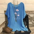 thumbnail image 2 of My Orders Lightweight Tops & Blouses Big Workout Tshirts Shirts Adults Athletic Tops Women Pack Womens Tops Dressy Casual Short Sleeve Plus Generic Blouses for Women, 2 of 5
