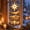 Bethlehem Star, variant on Flaming Dragon Cascading Wall Light, Vintage Medieval Glowing Dragon Moonlight Wall Decoration with Warm LED Light, Christmas Ornament for Home Office