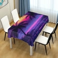 thumbnail image 4 of Yayeee Tablecloths 60" x 108" Rectangle Wrinkle Resistant Party Table Cover, Pink Digital Art, 4 of 8