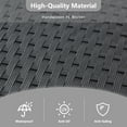 thumbnail image 5 of AVAWING Outdoor Wicker Rattan Bar Stools Set of 2 with Cushion for Lawn, Black, 5 of 7