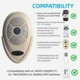 thumbnail image 5 of Nexete 35T Universal Ceiling Fan Remote 3 Speed & Light Dimmer, Work with18R 28R Receiver Compatible with 53T 11T 35T HD5 UC7030T UC9050T Remote for Harbor Breeze Hampton Bay Hunter, 5 of 7