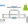 thumbnail image 2 of KOZAK Front Grille Deer Bumper Guard with Built in 16'' LED Bar Chrome Compatible with International Prostar, 2 of 7