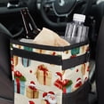 thumbnail image 6 of Christmas Foldable Car Trash Can Mini Trash Can with Lid Leak-Proof Car Garbage Can Hanging Storage Bag Car Trash Bin, 6 of 6