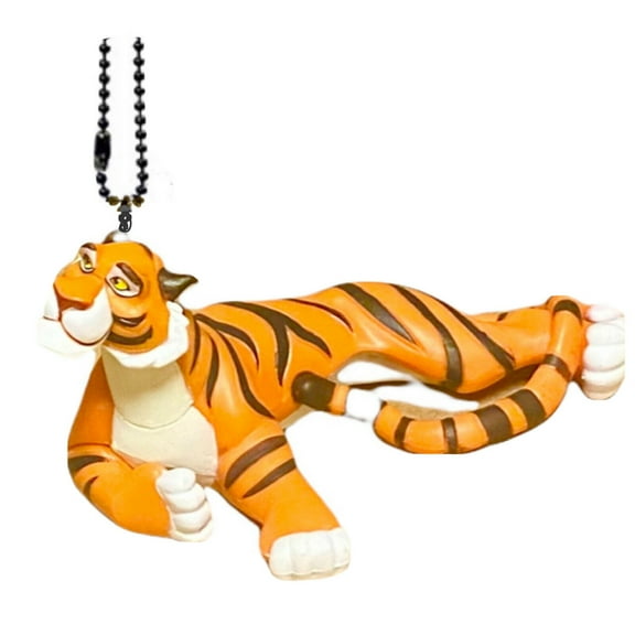 Rajah PVC Keychain Dangler Figure Ornament 4" Tiger Aladdin Jasmine Pet Charm
