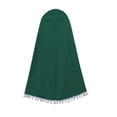 thumbnail image 4 of OGLCCG Toddler Girls Muslim Abaya Prayer Dress with Hijab Islamic Middle East Arab Ruffle Dress Soft Cotton Ramadan Eid Clothes 6M-8T, 4 of 7