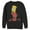 Black, variant on Men's The Simpsons Devil Bart Sweatshirt Navy Blue X Large