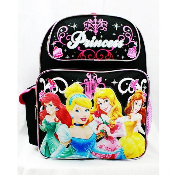 Medium Backpack - - 4 Princess Rose Bag Black School Bag New A05931